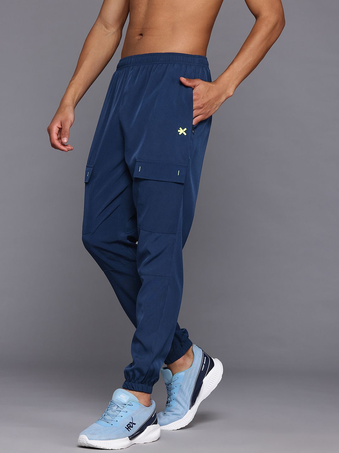 HRX by Hrithik Roshan Men Rapid-Dry Training Cargo Joggers