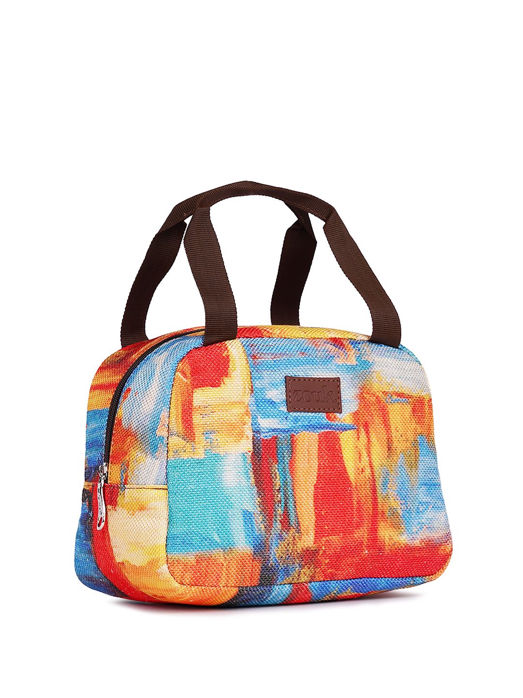 ZOUK Printed Insulated Lunch Bag