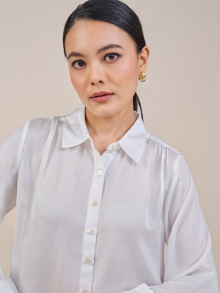 AND Women Cotton Shirt Style Top