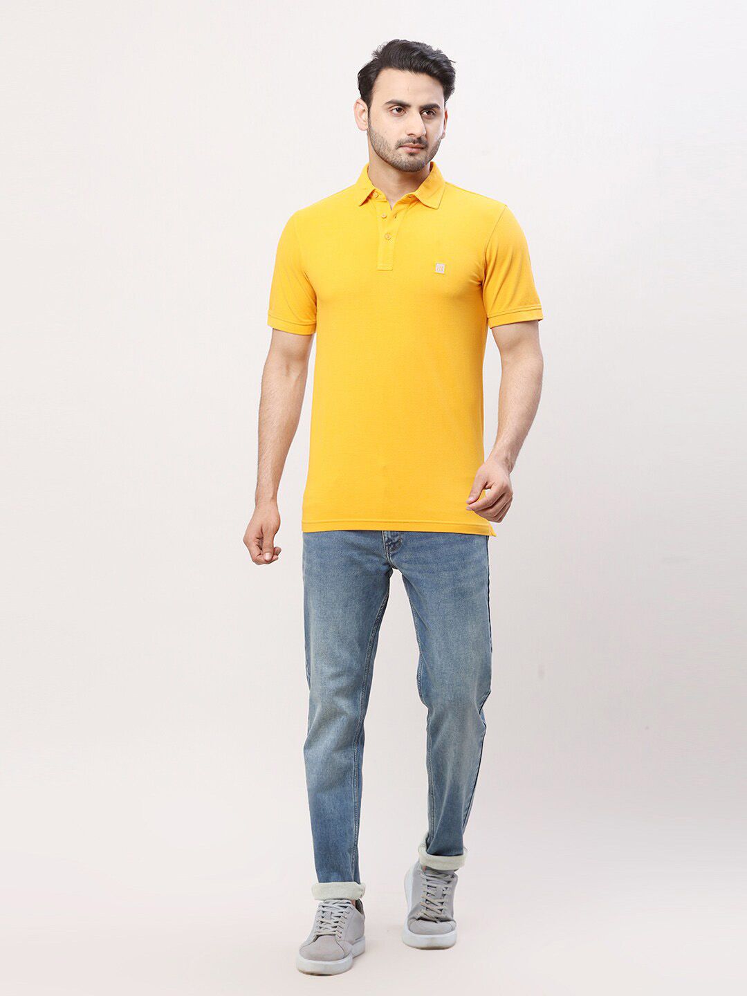 Raymond Polo Collar Cotton Short Sleeves T-Shirt