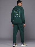 HRX by Hrithik Roshan Men Printed Hooded Lifestyle Tracksuit