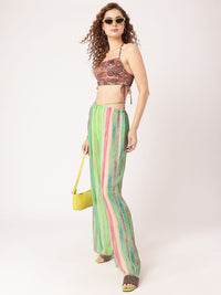 DressBerry Y2K Dominance Halter Tie-Up Ruched Crop Top