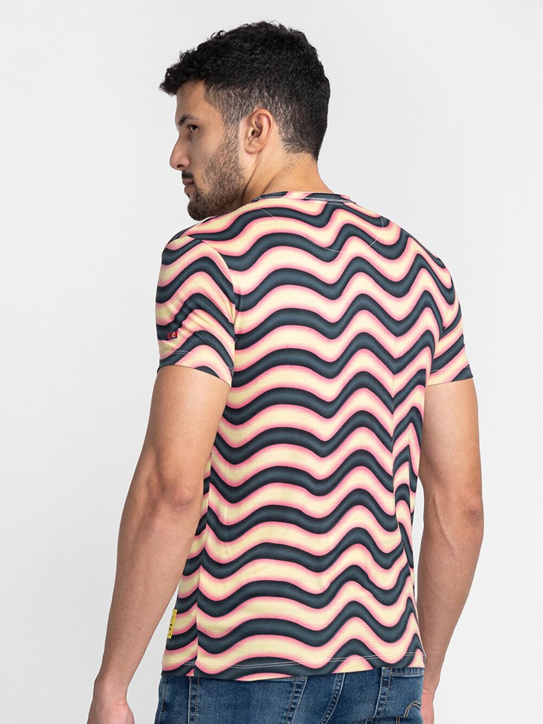 Being Human Horizontal Striped T-shirt