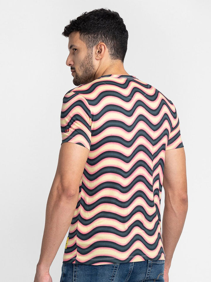 Being Human Horizontal Striped T-shirt