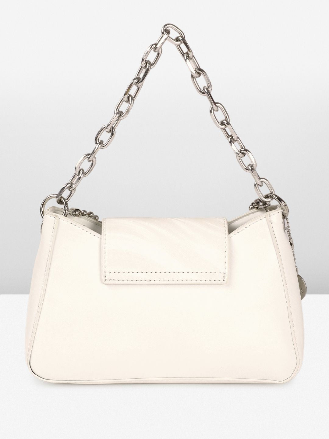 DressBerry Structured Shoulder Bag with Chain
