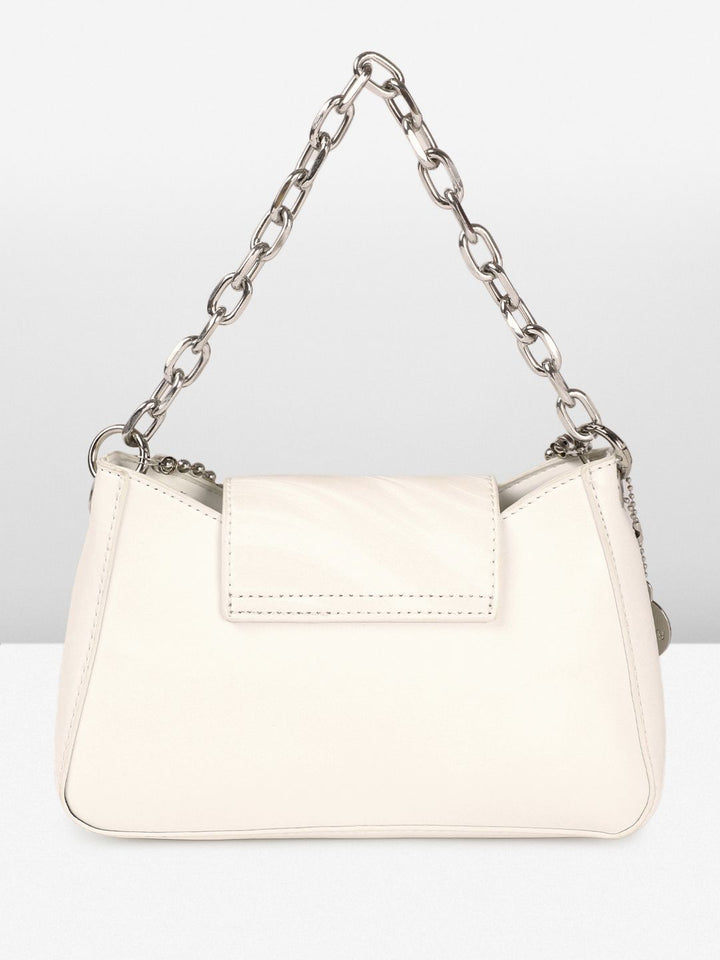 DressBerry Structured Shoulder Bag with Chain