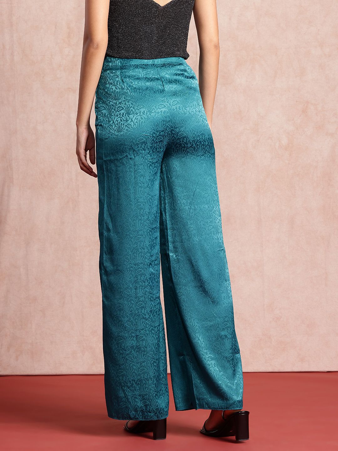 all about you Women Floral High-Rise Trousers