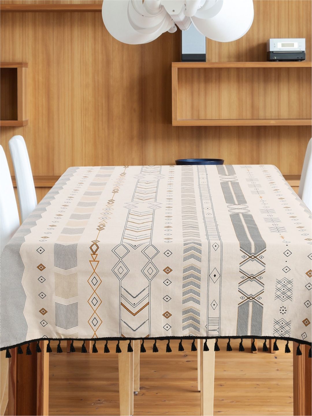URBAN SPACE Printed Pure Cotton Square Table Cover