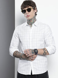 The Indian Garage Co Slim Fit Checked Casual Shirt