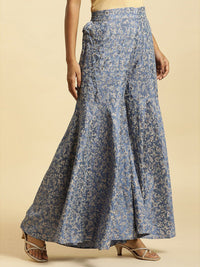 W Women Floral Printed Flared Ethnic Palazzos