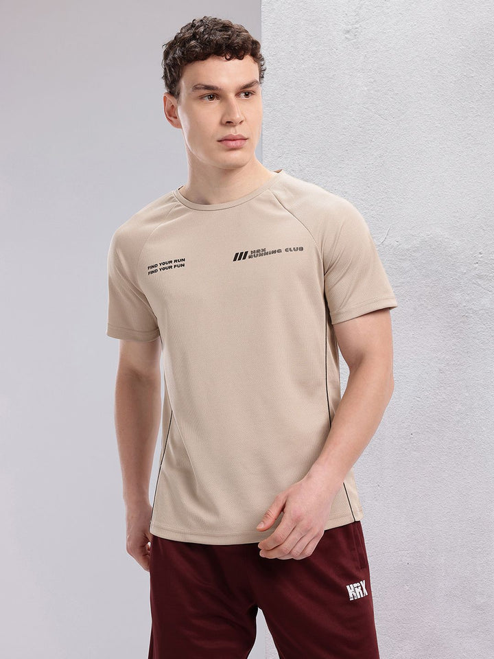 HRX by Hrithik Roshan Typography Print Rapid-Dry Running T-shirt
