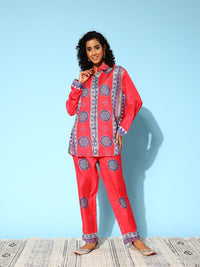 Indo Era Women Geometric Printed Co-Ords Set