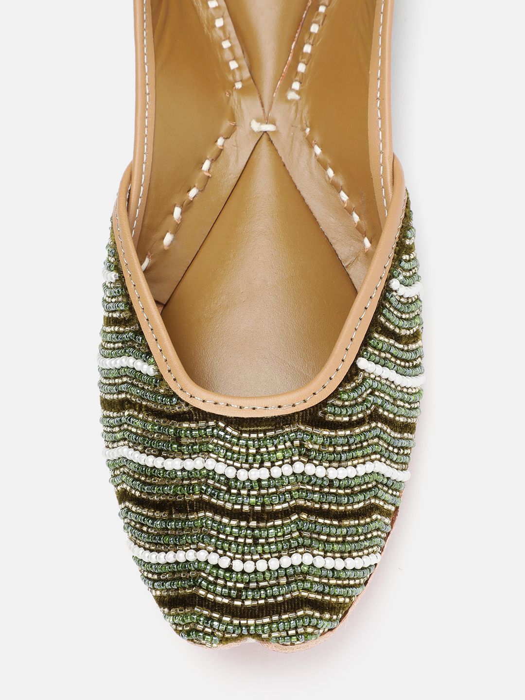 House of Pataudi Women Ethnic Embellished Mojaris