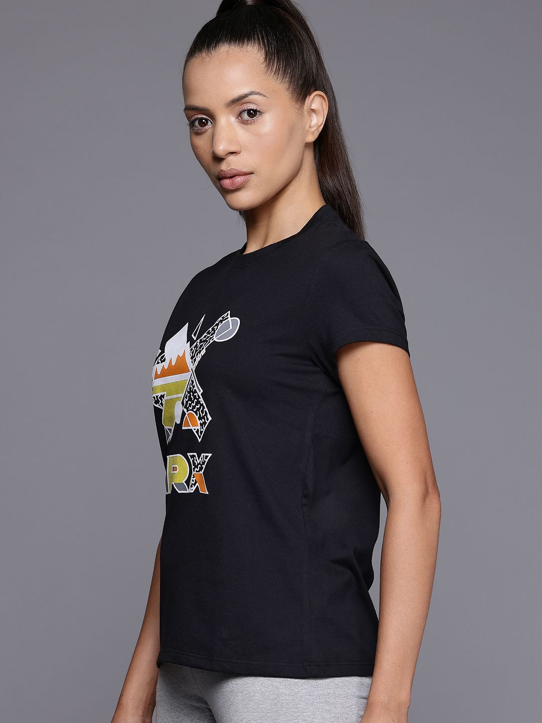 HRX by Hrithik Roshan Brand Logo Printed T-shirt