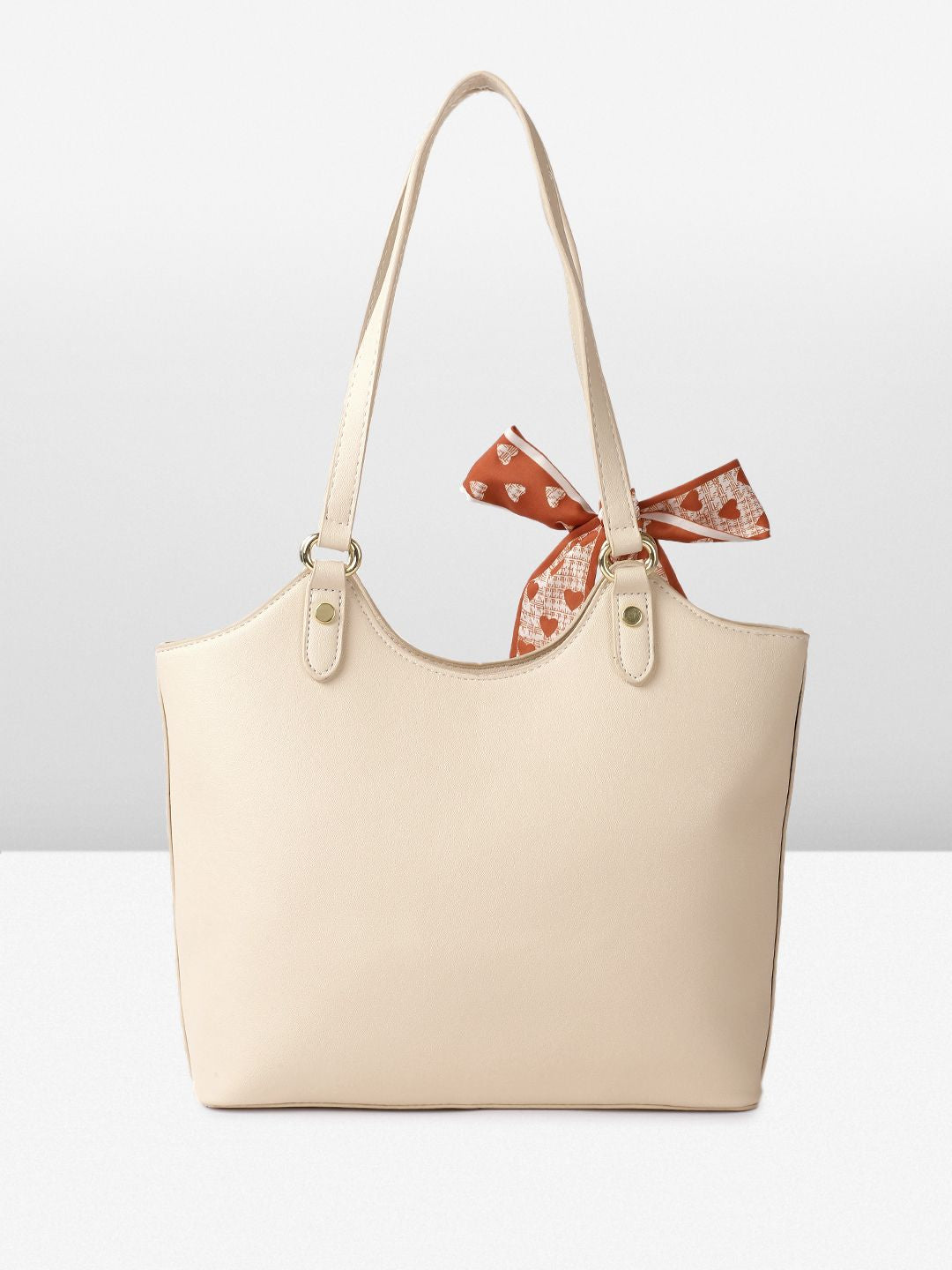 all about you Structured Shoulder Bag with Bow Detail