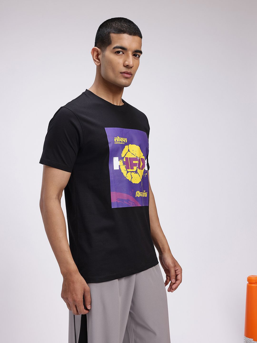 HRX by Hrithik Roshan Men Pure Cotton Printed T-shirt