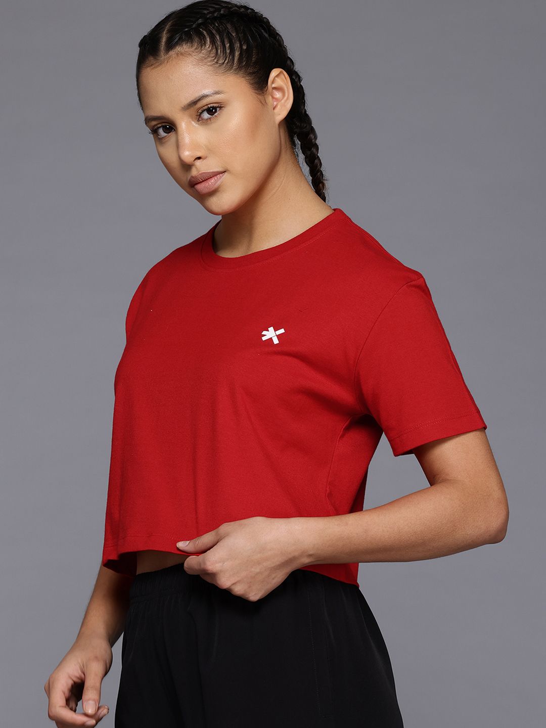 HRX by Hrithik Roshan Typography Printed Drop-Shoulder Sleeves Lifestyle T-shirt