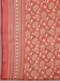 Libas Floral Printed Regular Gotta Patti Pure Cotton Kurta with Palazzos & With Dupatta