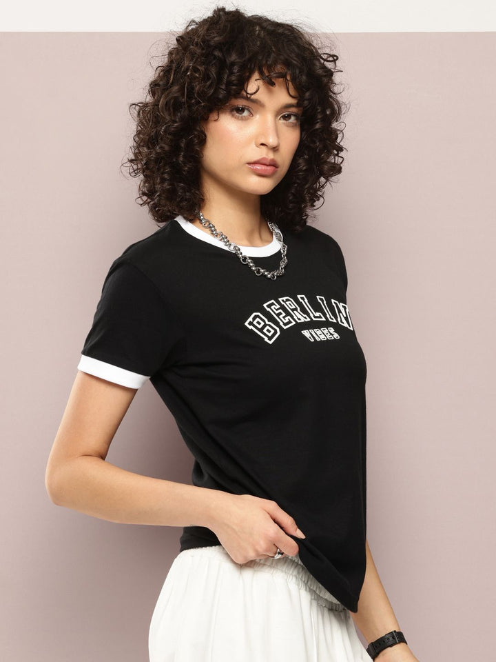 DILLINGER Womens Regular Fit Short Sleeve Printed Tshirt