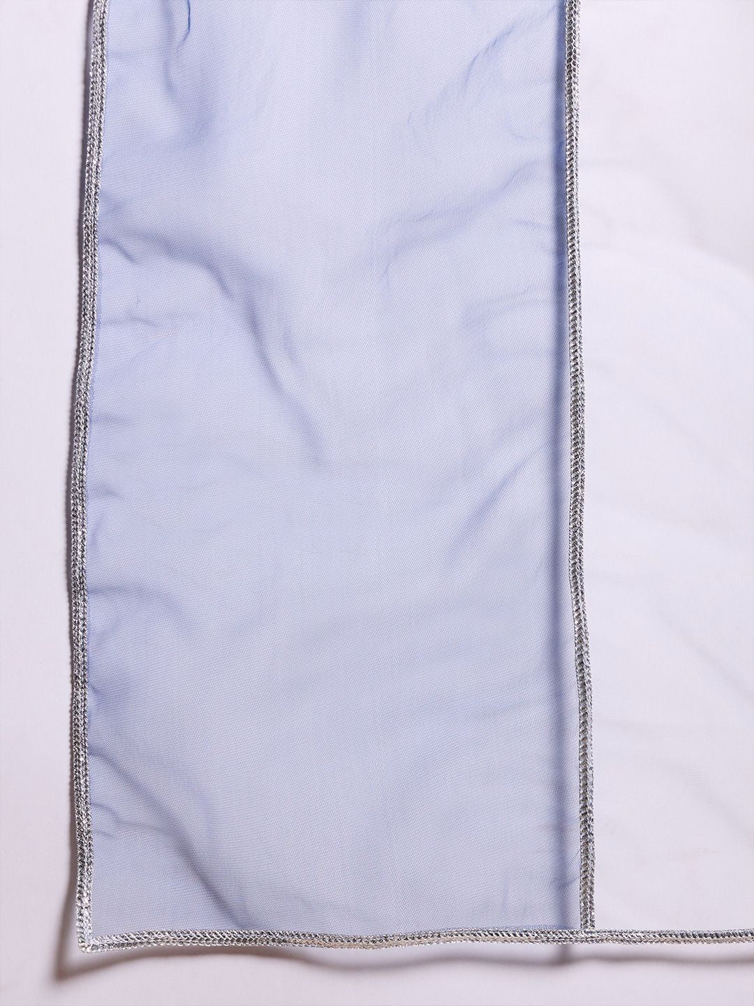 pspeaches Girls Floral Embroidered Empire Gotta Patti Kurta with Pyjamas & With Dupatta