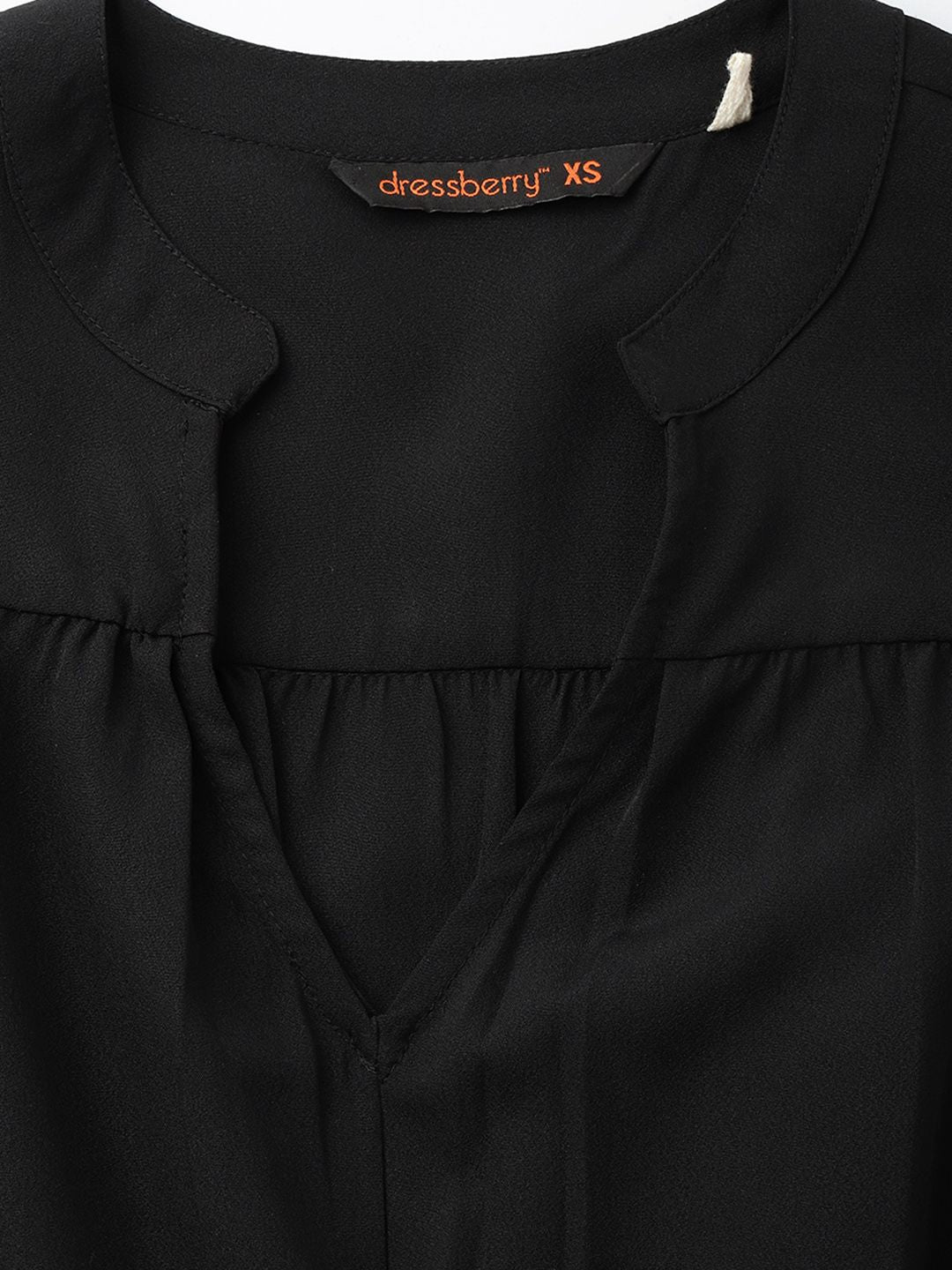 DressBerry Ruffle Sleeves Fit & Flare Dress