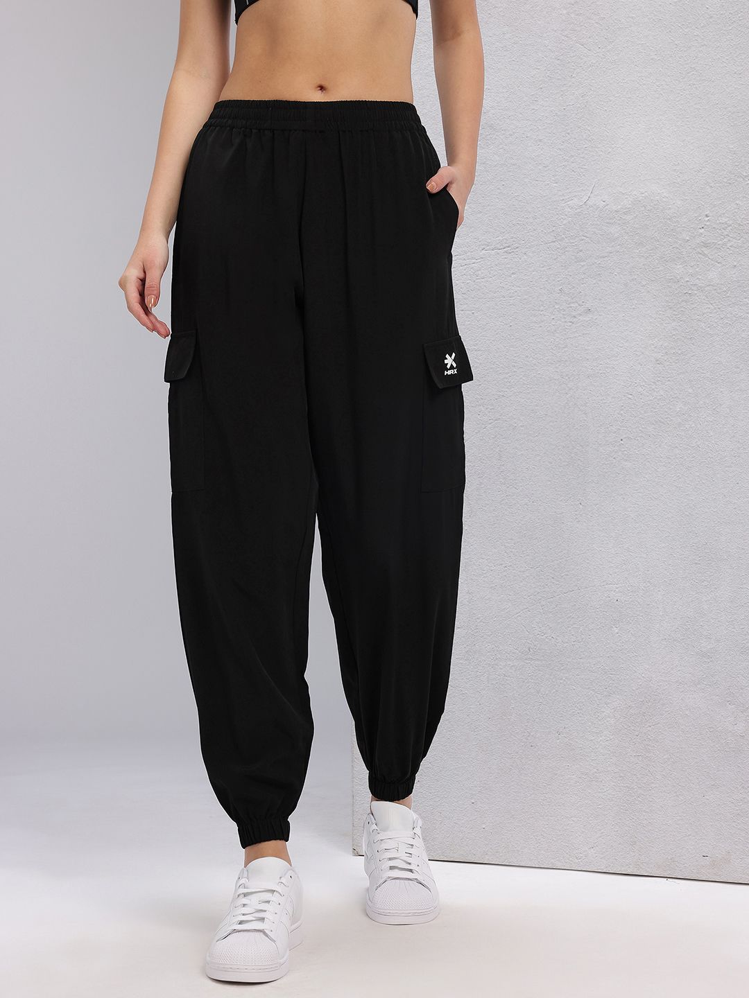 HRX by Hrithik Roshan Women Rapid-Dry Training Cargo Joggers