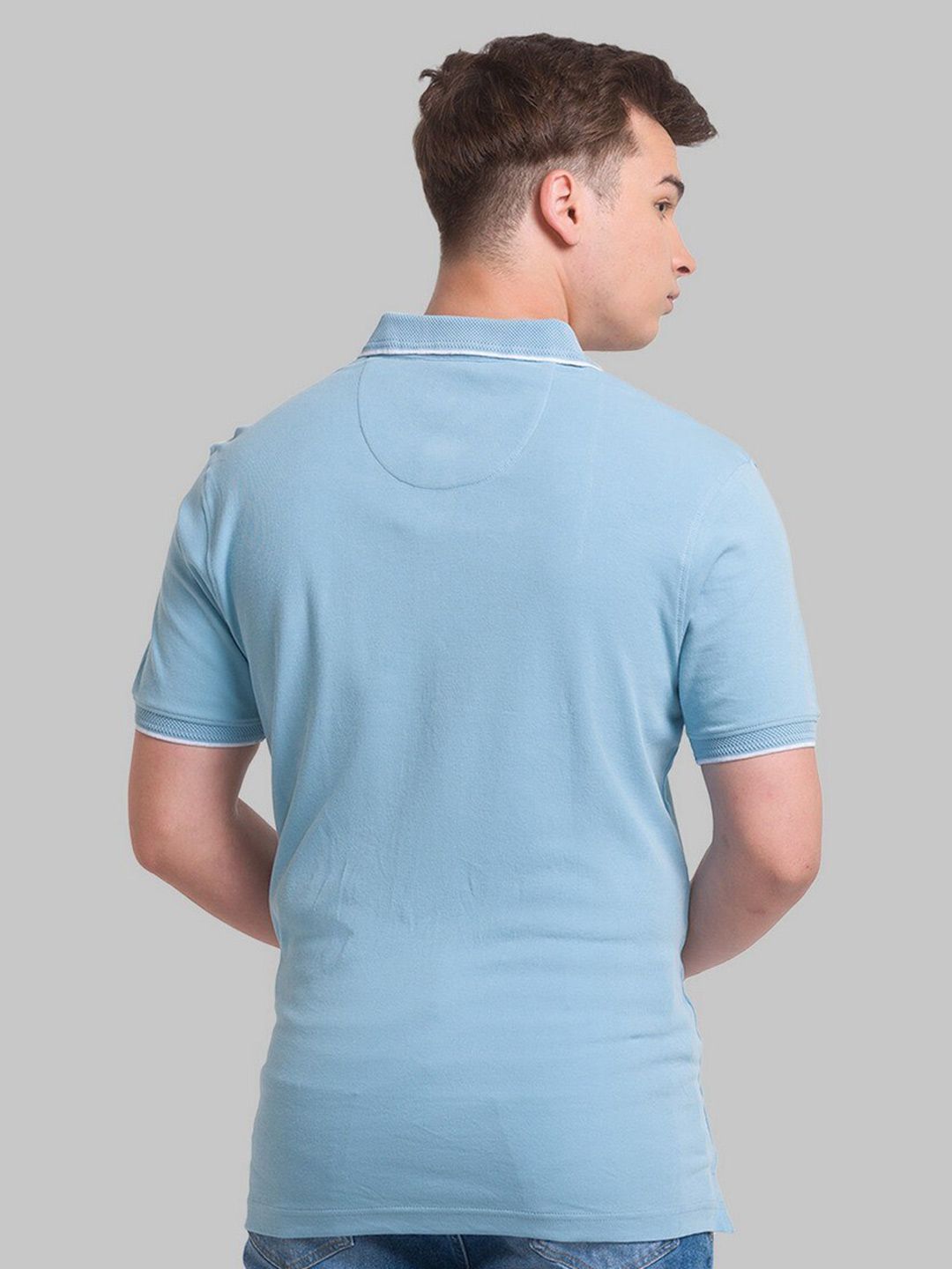 Park Avenue Men Polo Collar Organic Cotton T-shirt