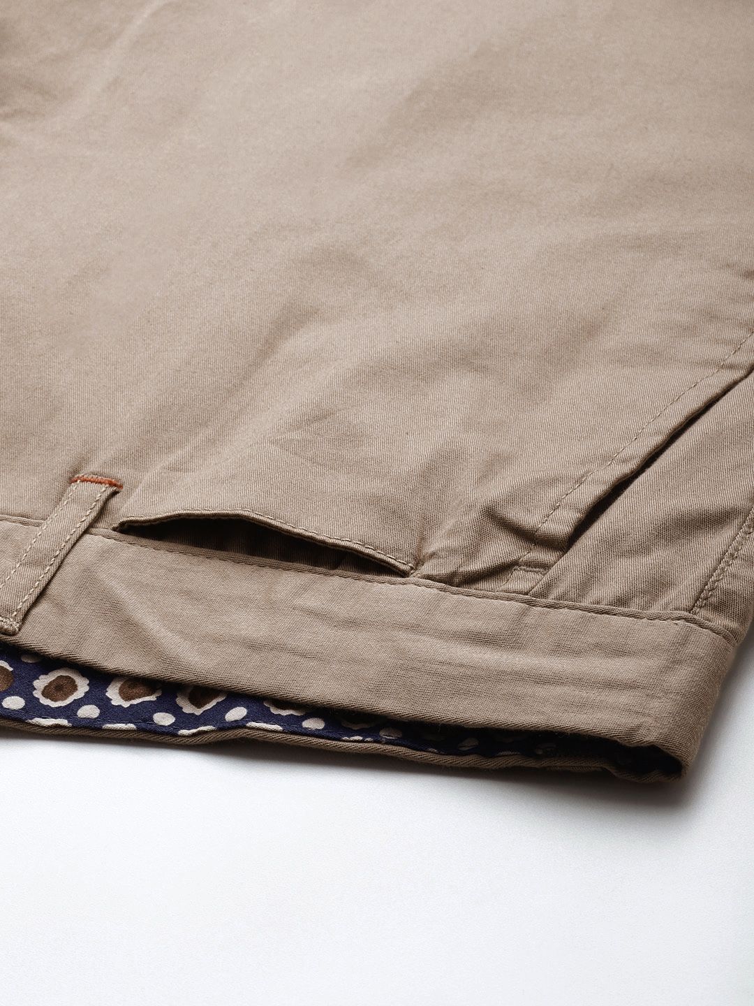 THE BEAR HOUSE Tapered Fit Cotton Chinos Trousers