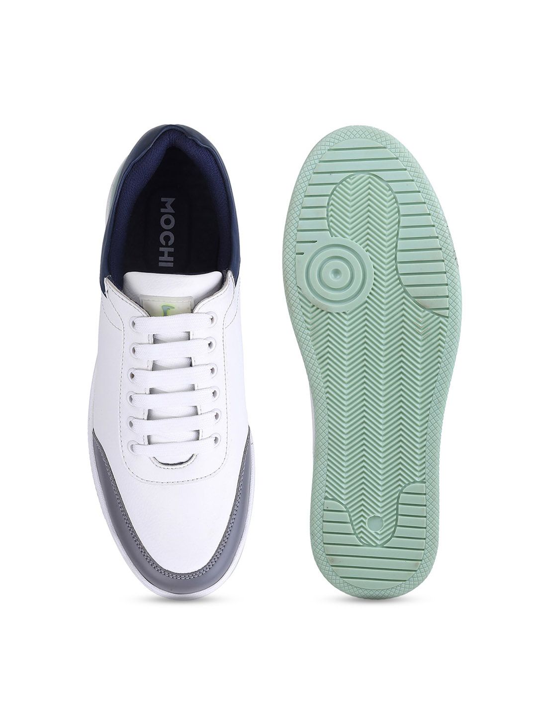 Mochi Men Colourblocked Lace-Up Sneakers
