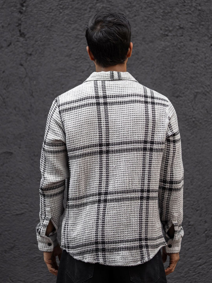 Powerlook Men Tartan Checks Opaque Checked Casual Shirt