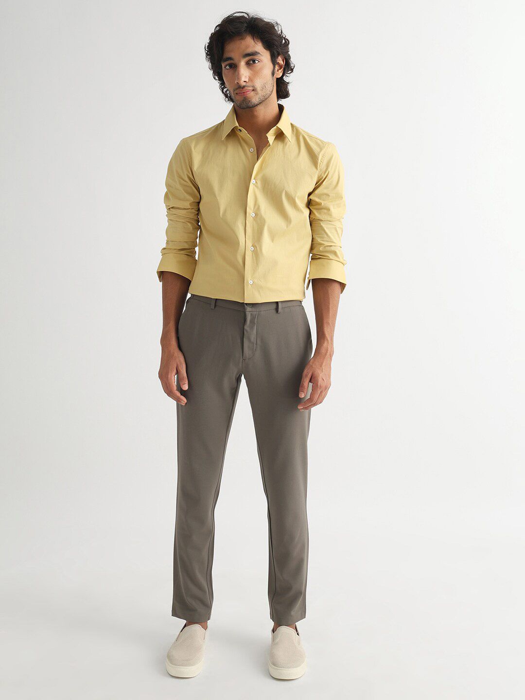RARE RABBIT Men Neutons Slim Fit Cotton Shirt