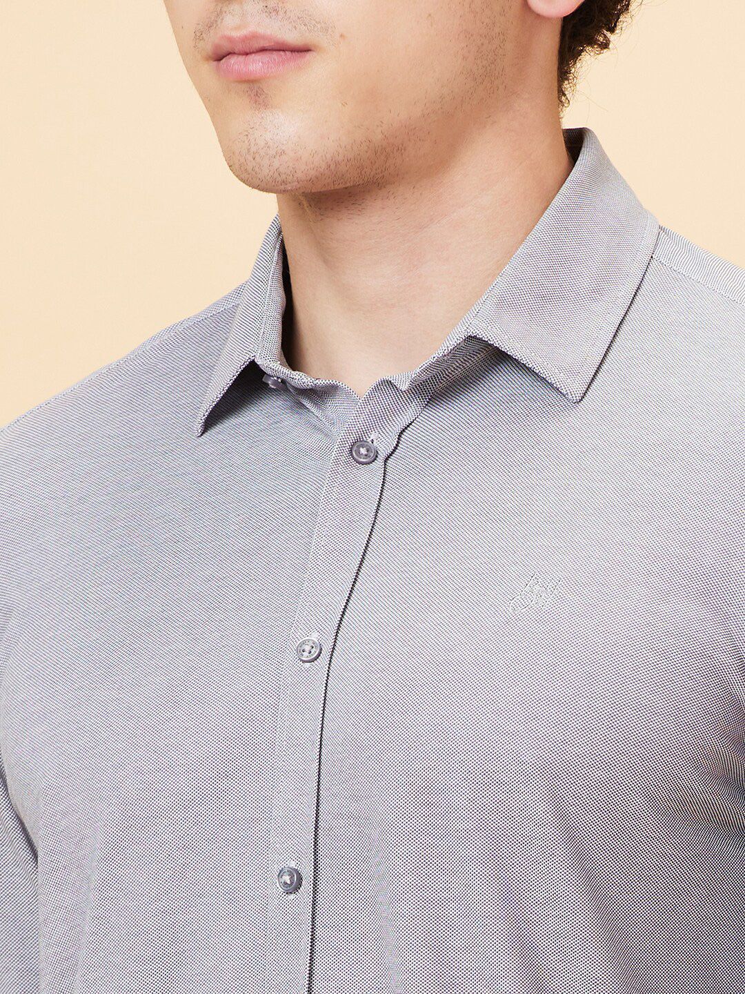 Being Human Spread Collar Slim Fit Casual Shirt