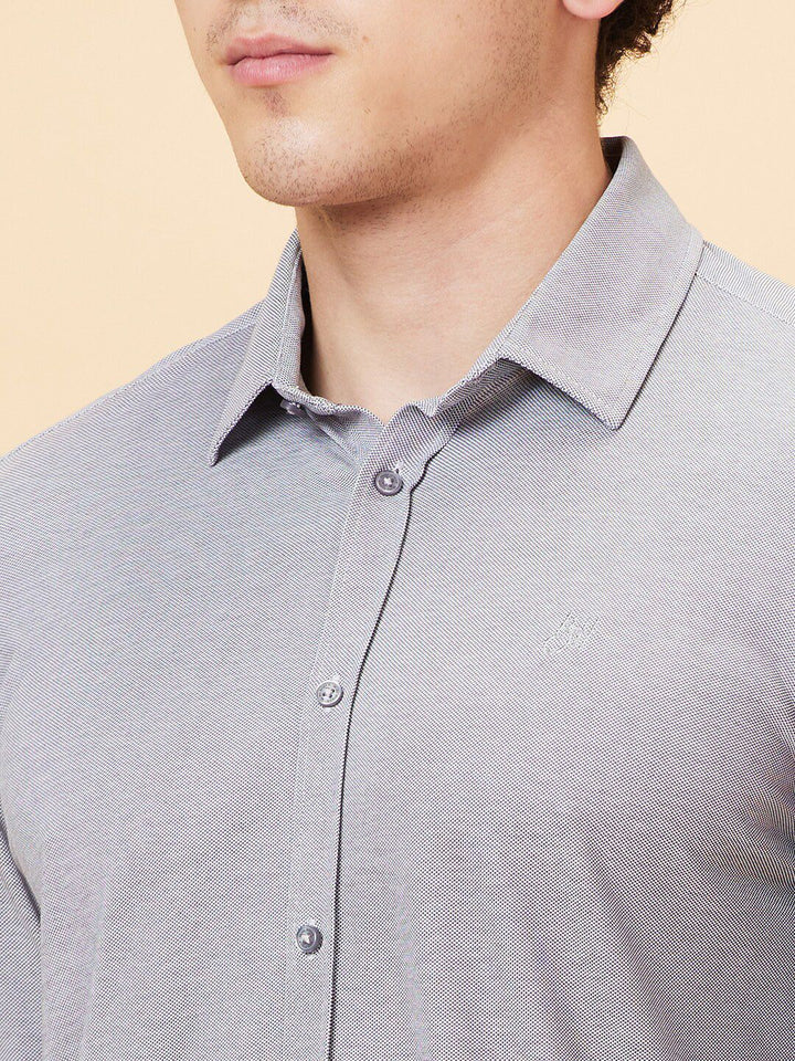 Being Human Spread Collar Slim Fit Casual Shirt
