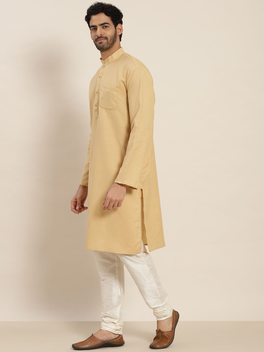 SOJANYA Men Beige Kurta