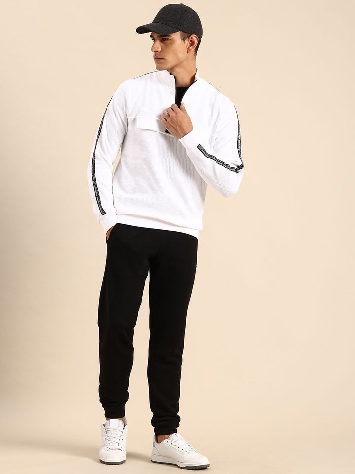 Being Human Mock Collar Pure Cotton Sweatshirt