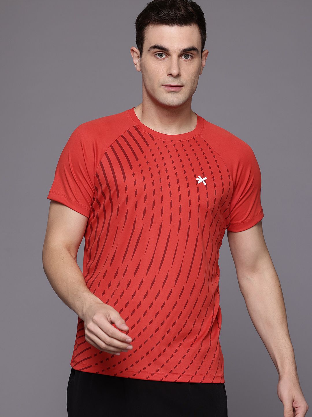HRX by Hrithik Roshan Printed Rapid-Dry Training T-shirt
