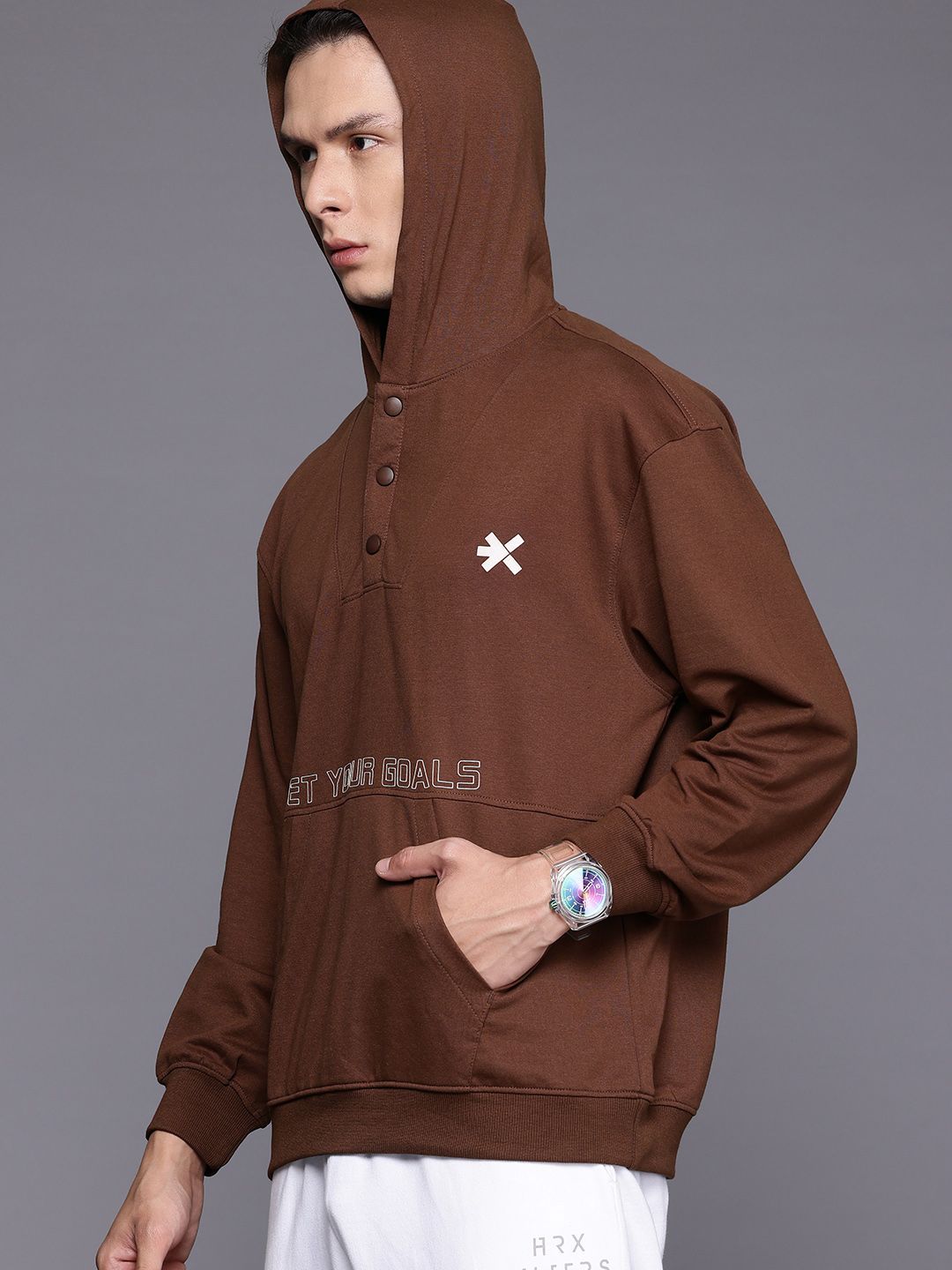 HRX by Hrithik Roshan Printed Training Sweatshirt