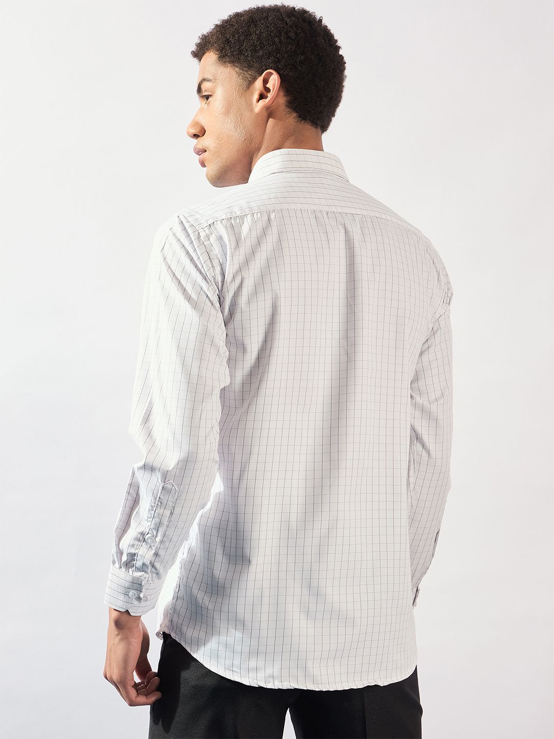 DENNISON Smart Micro Checked Formal Shirt