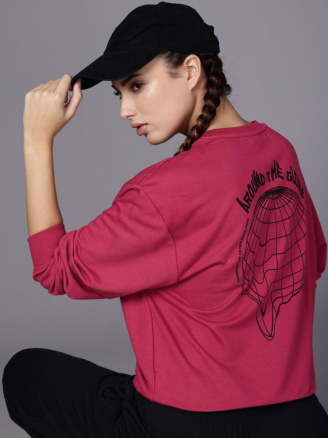 HRX by Hrithik Roshan Naturetherapy Graphic Printed Outdoor Sweatshirt