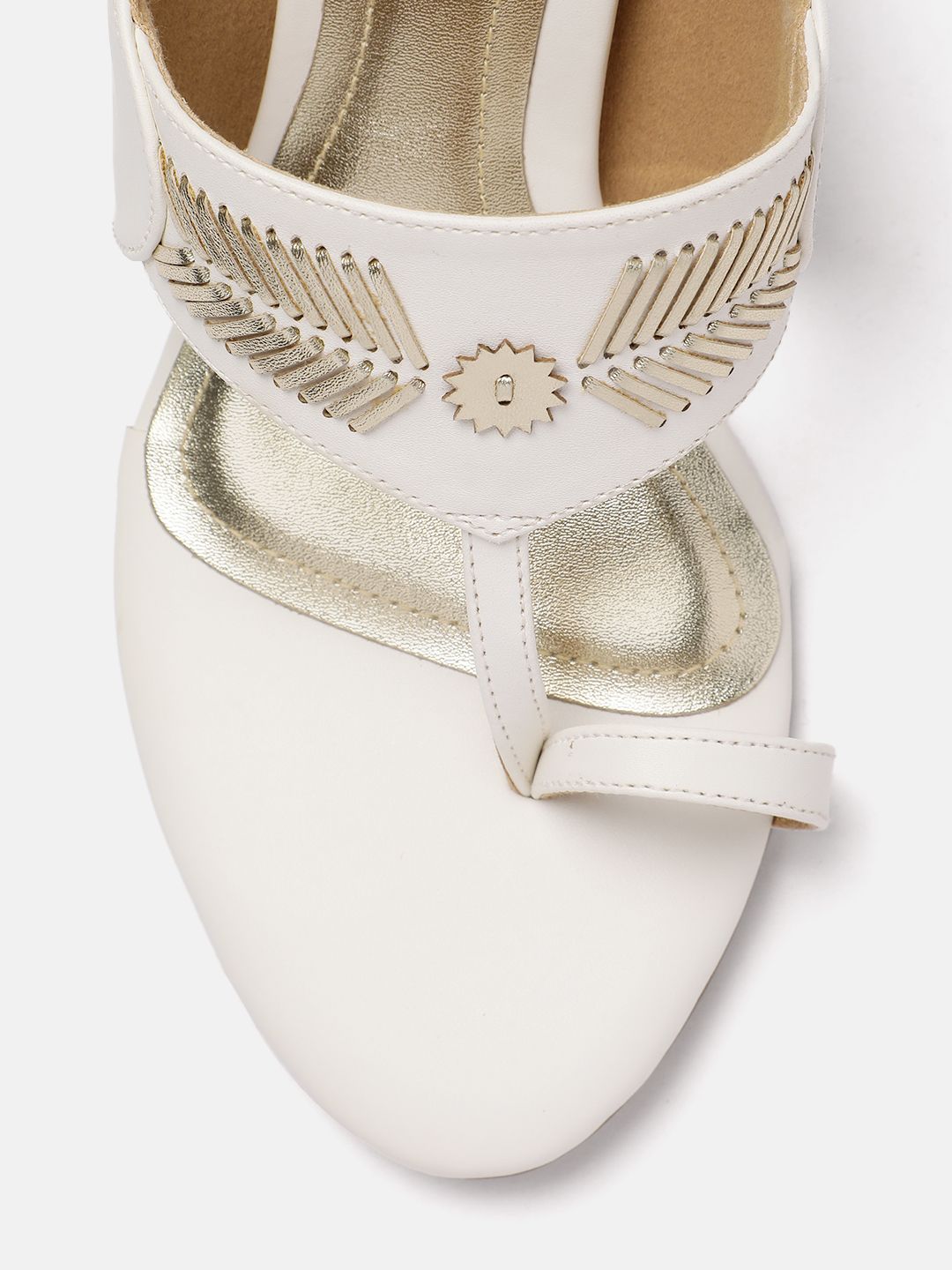 House of Pataudi Ethnic Embellished Block Heels
