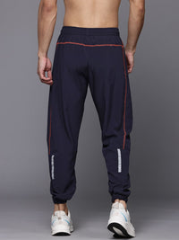 HRX by Hrithik Roshan Men Mid-Rise Training Joggers with Reflective Stripes