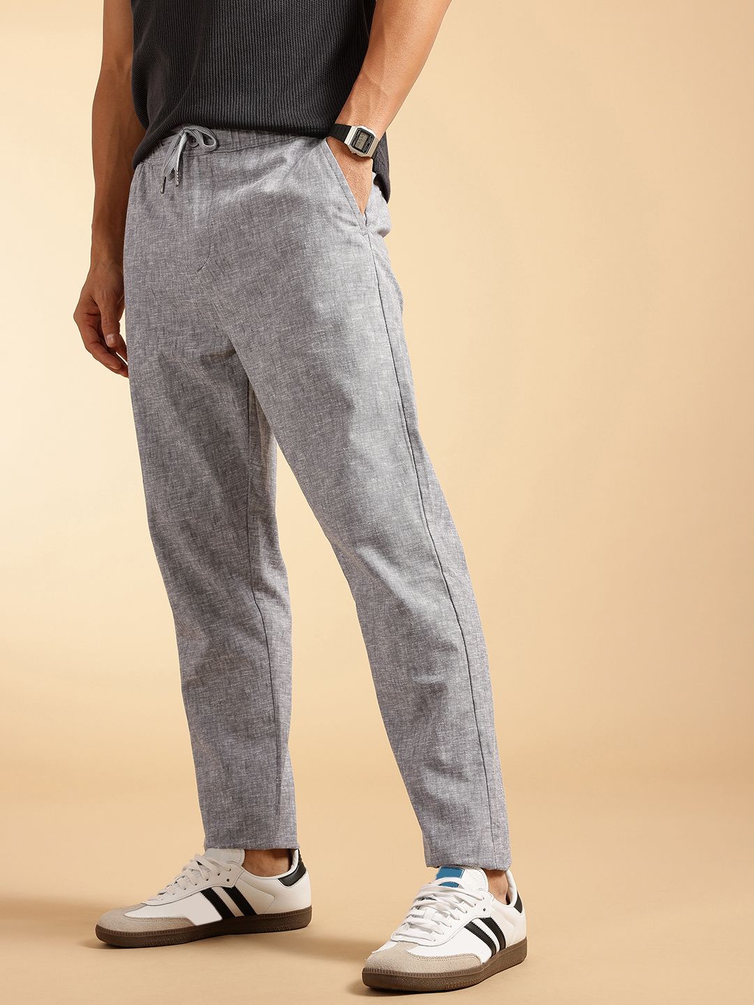 French Connection Men Regular Fit Trousers