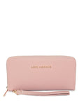 Lino Perros Women Pink Solid Zip Around Wallet