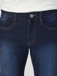 Urbano Fashion Men Bootcut Heavy Fade Clean Look Stretchable Jeans
