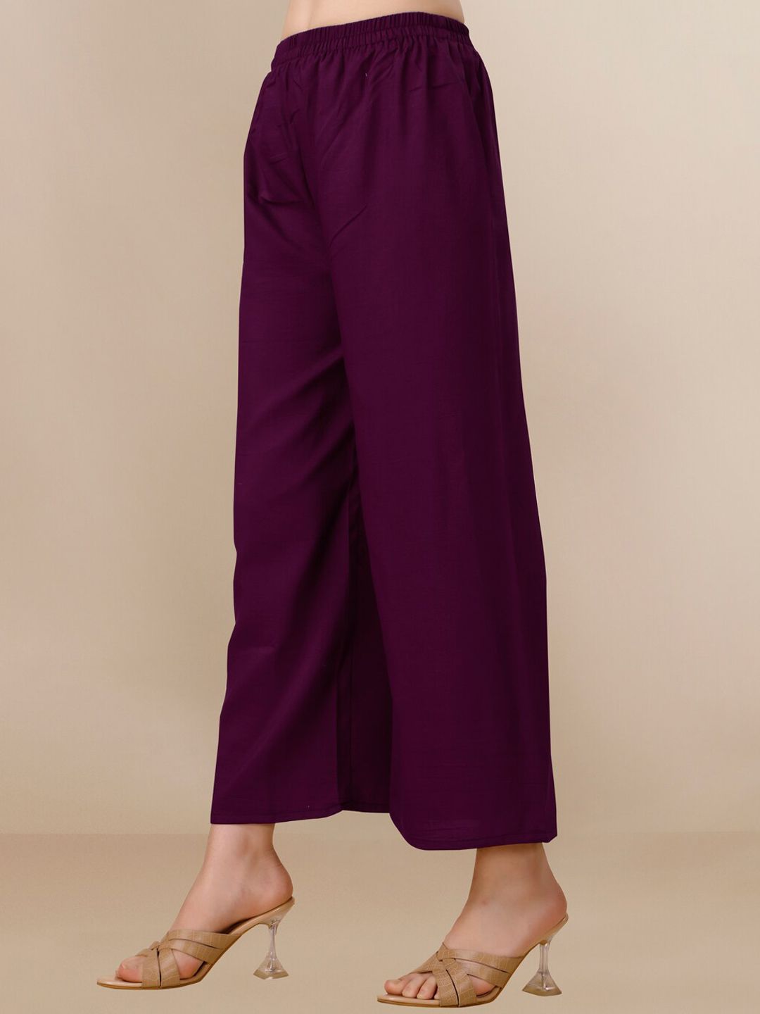 KALINI Floral Yoke Design A-Line Kurta With Palazzos & Dupatta