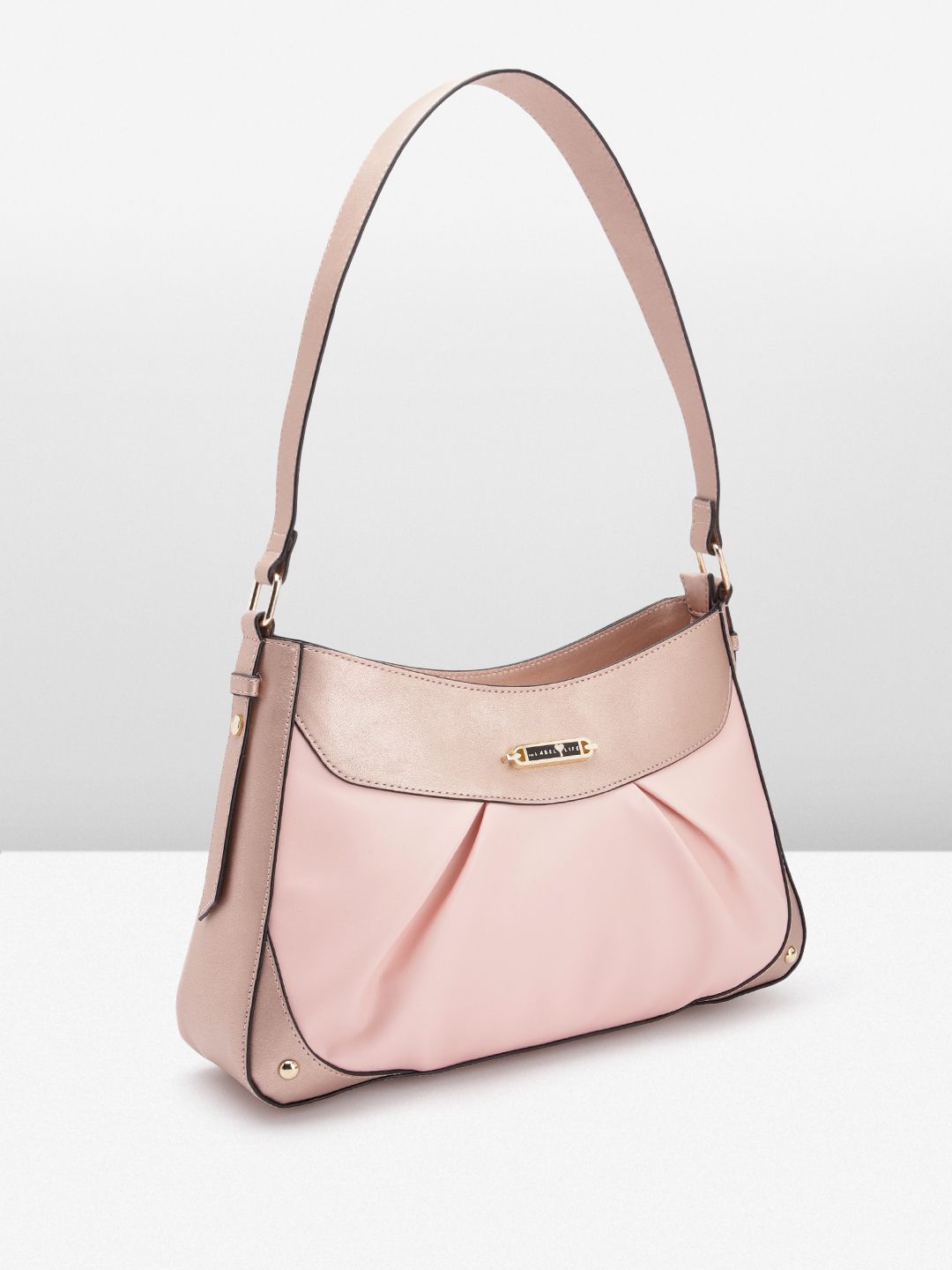The Label Life Colourblocked Baguette Bag