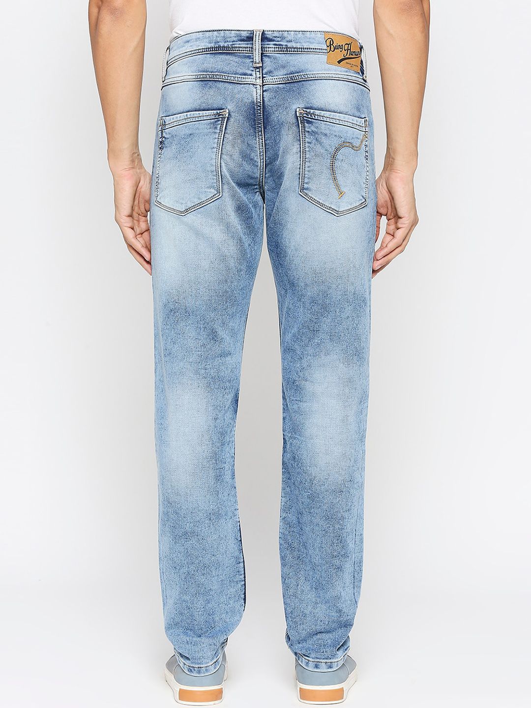 Being Human Men Slim Fit Heavy Fade Jeans