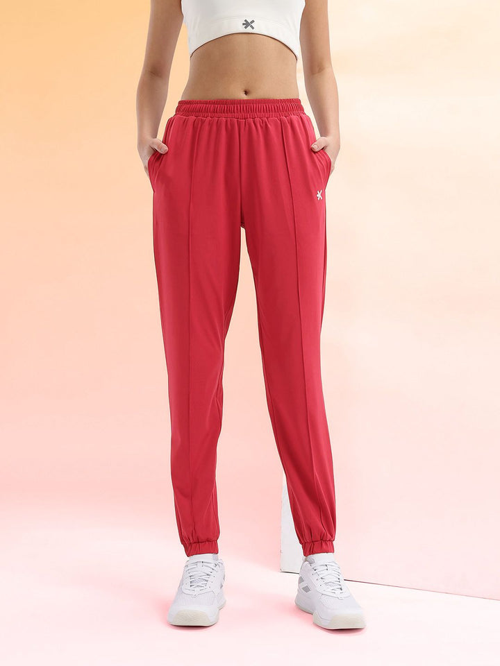 HRX by Hrithik Roshan Women Typography Detail Rapid-Dry Running Joggers