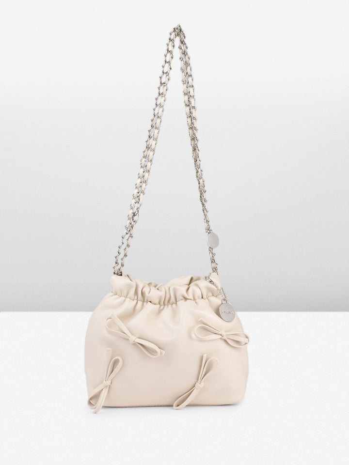 DressBerry Shoulder Bag with Bow Detail
