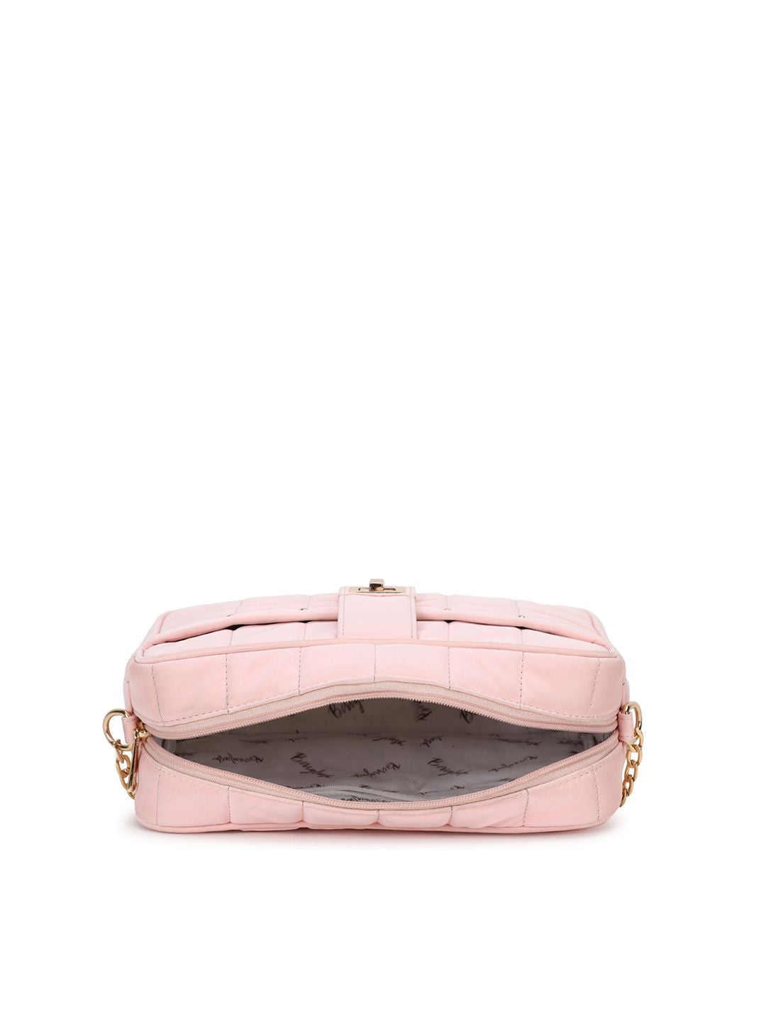 Berrylush Textured Structured Handheld Bag with Quilted